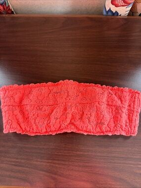 aerie Coral Lace Bandeau